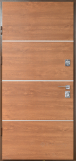 двері вхідні Straj Proof Securemme PF Party D 850х2040х120 PF дуб золотий /vin