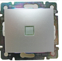 выключатель Legrand Valena 1 кл., 10 А, алюминий (770110)