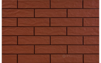 фасадная плитка Cerrad Burgund 24,5x6,5 рустикальная